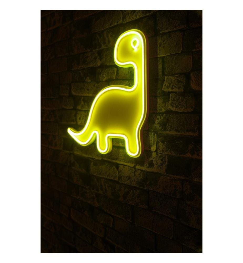 Éclairage décoratif à LED en plastique, jaune, bandes de néon flexibles, tension d'alimentation 12 V
