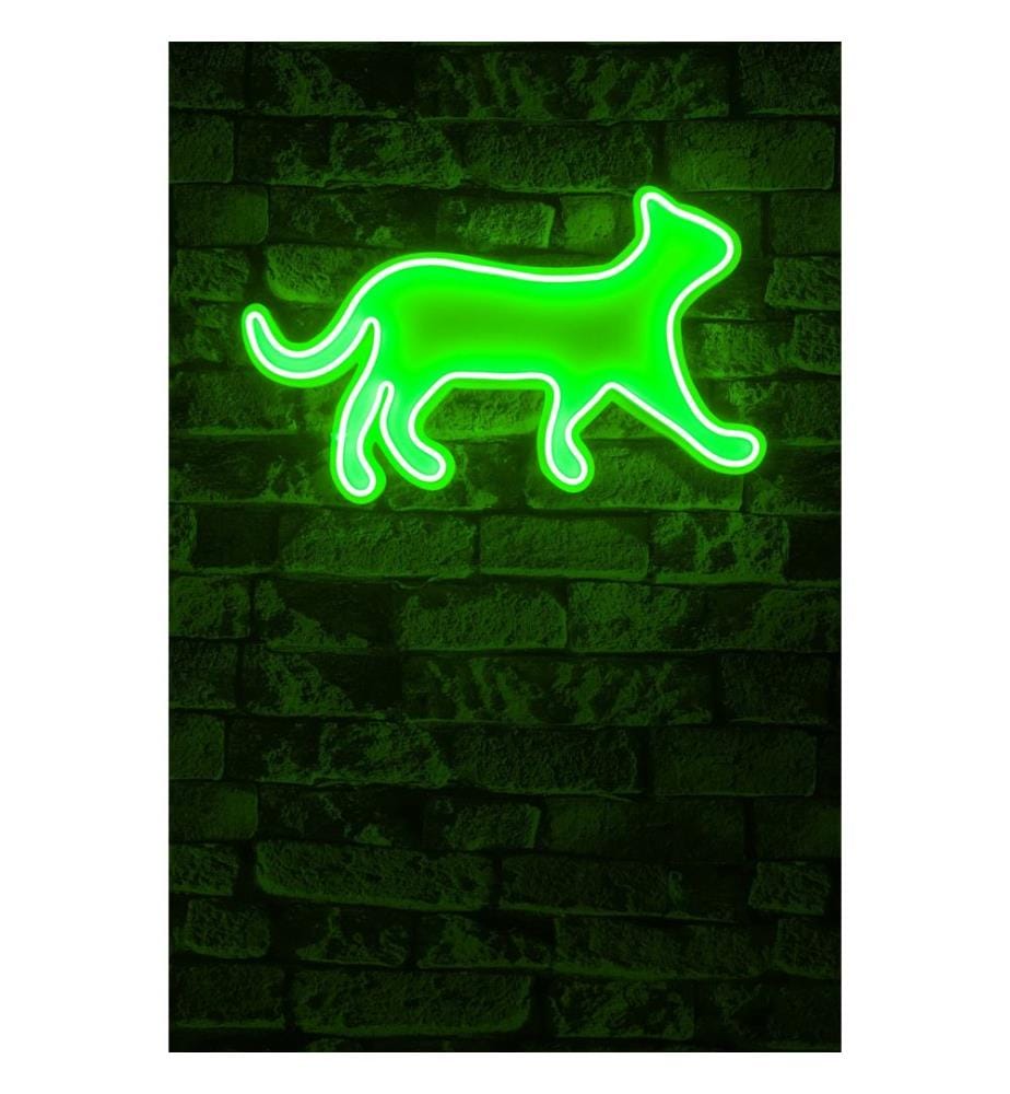Éclairage décoratif à LED en plastique, vert, bandes de néon flexibles, tension d'alimentation 12 V