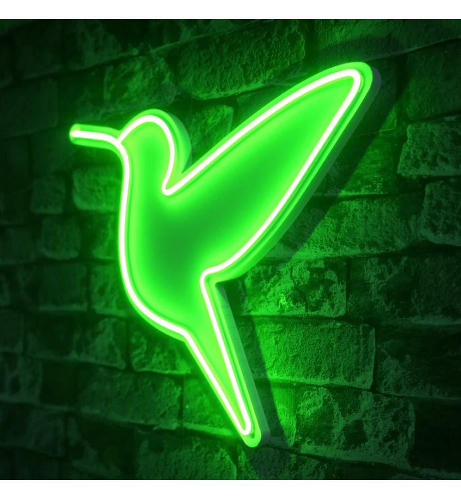 Éclairage décoratif à LED en plastique, vert, bandes de néon flexibles, tension d'alimentation 12 V