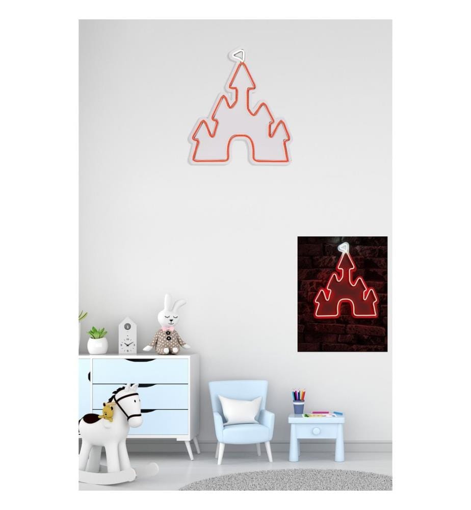 Éclairage décoratif à LED en plastique, blanc, rouge, bandes de néon flexibles, tension d'alimentation 12 V