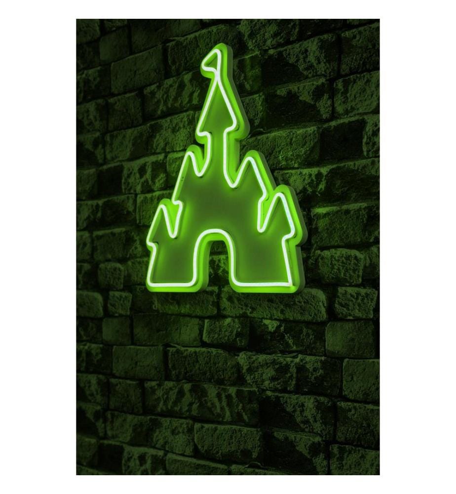 Illuminazione decorativa a LED in plastica, verde, strisce al neon flessibili, tensione di esercizio 12 V CC