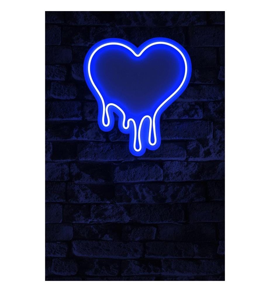 Illuminazione decorativa a LED in plastica, blu, strisce al neon flessibili, tensione di esercizio 12 V CC