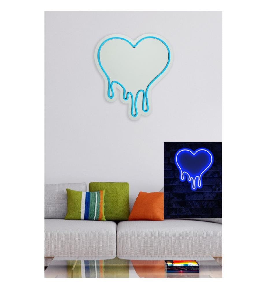 Illuminazione decorativa a LED in plastica, blu, strisce al neon flessibili, tensione di esercizio 12 V CC