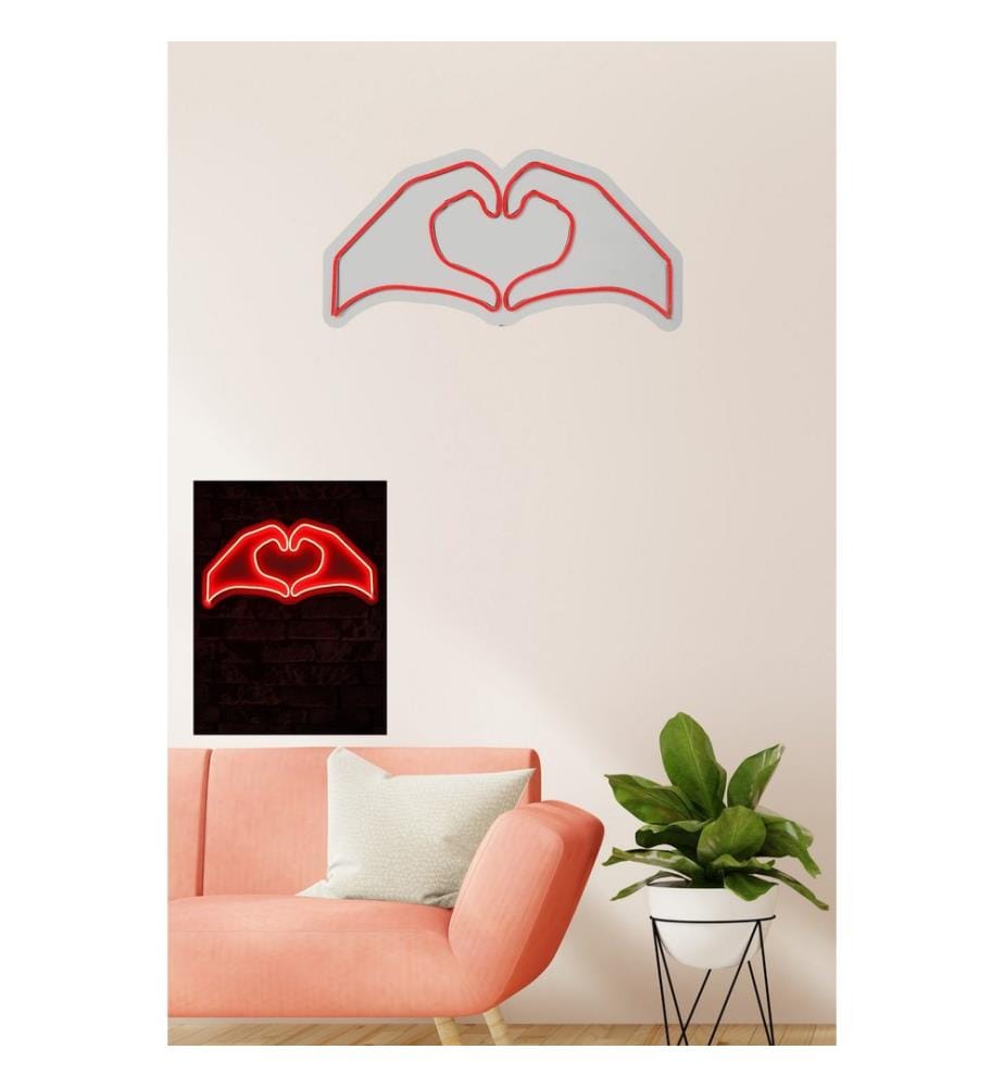 Éclairage décoratif à LED en plastique, rouge, bandes de néon flexibles, tension d'alimentation 12 V