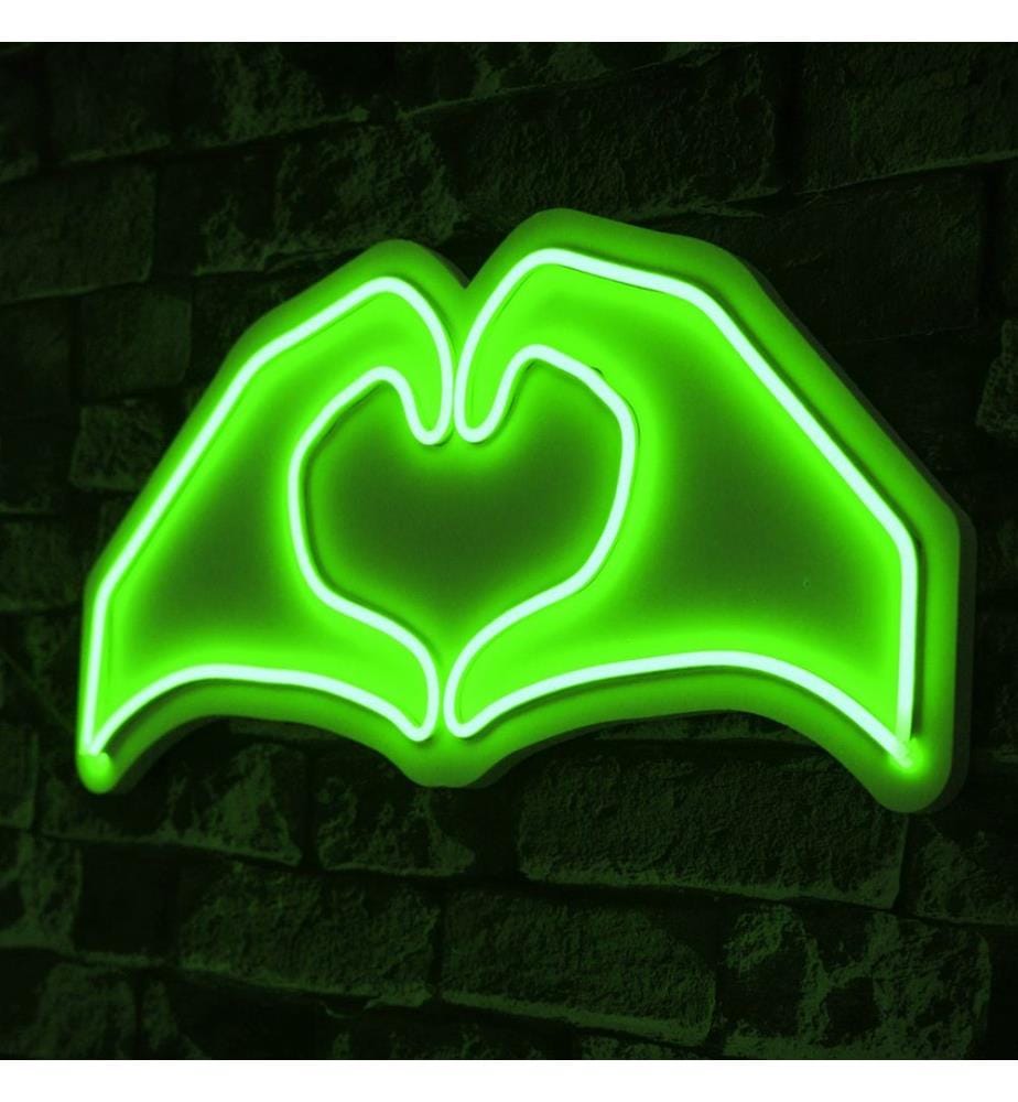 Illuminazione decorativa a LED in plastica, verde, strisce al neon flessibili, tensione di esercizio 12 V CC