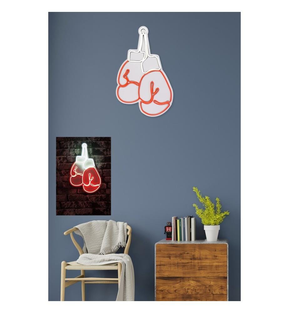 Éclairage décoratif à LED en plastique, rouge, blanc, bandes de néon flexibles, tension d'alimentation 12 V