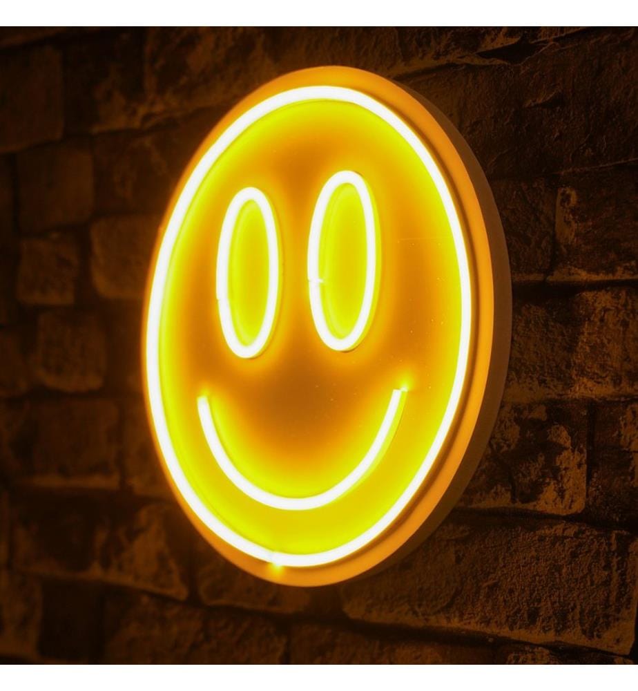 Illuminazione decorativa a LED in plastica, strisce al neon flessibili gialle, tensione di esercizio 12 V CC