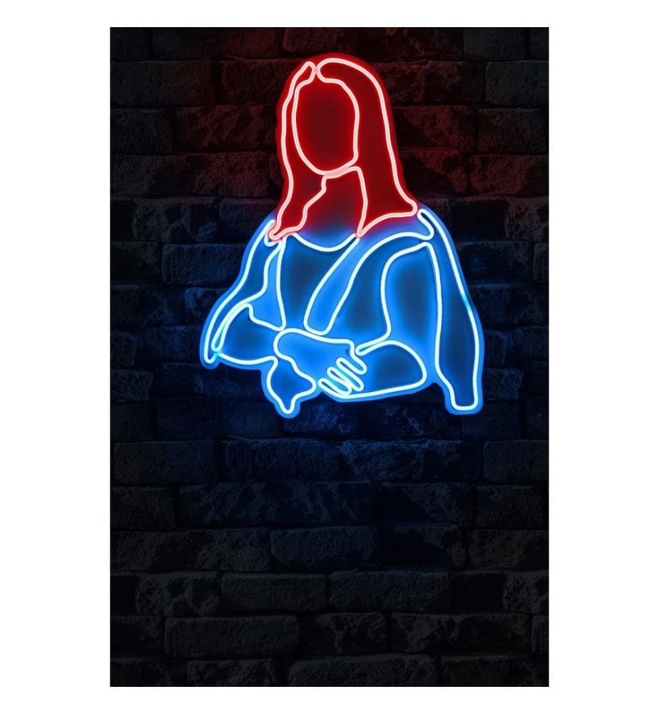 Éclairage décoratif à LED en plastique, rouge, bleu, bandes de néon flexibles, tension d'alimentation 12 V
