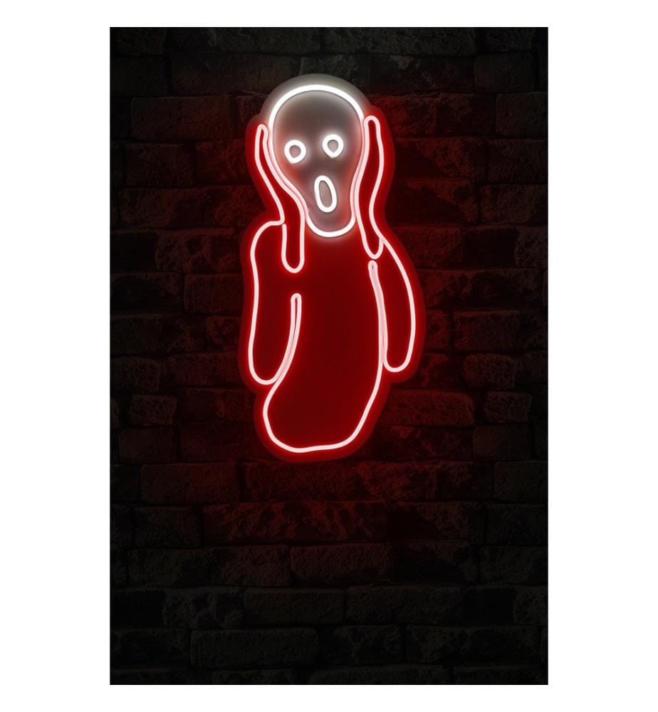 Éclairage décoratif à LED en plastique, rouge, blanc, bandes de néon flexibles, tension d'alimentation 12 V