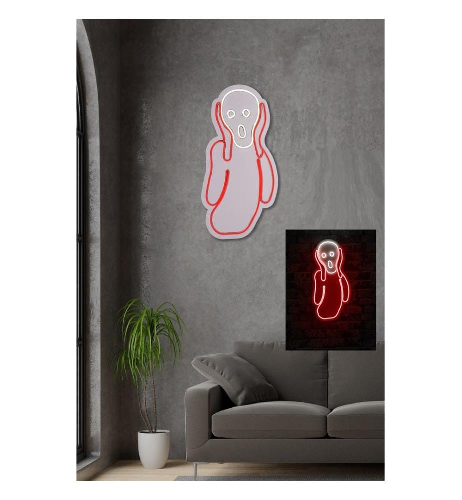 Éclairage décoratif à LED en plastique, rouge, blanc, bandes de néon flexibles, tension d'alimentation 12 V