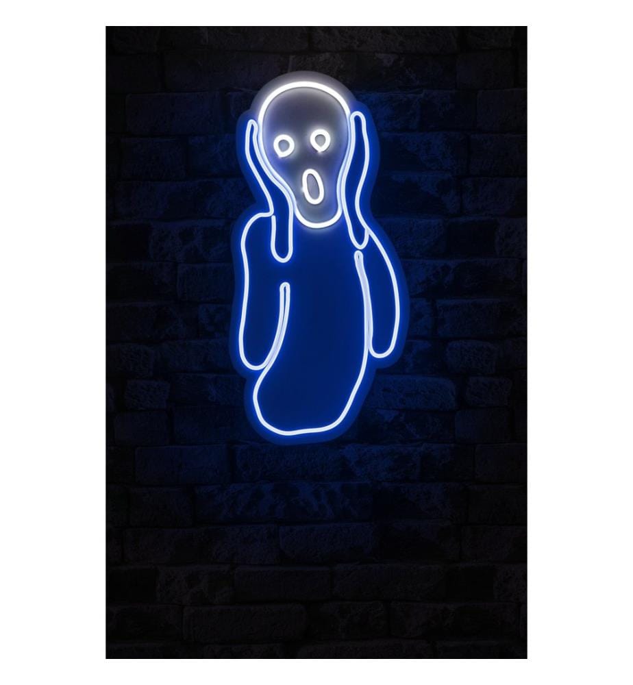 Éclairage décoratif à LED en plastique, bleu, blanc, bandes de néon flexibles, tension de service 12 V