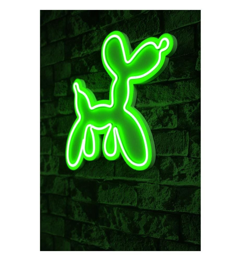Illuminazione decorativa a LED in plastica, verde, strisce al neon flessibili, tensione di esercizio 12 V CC