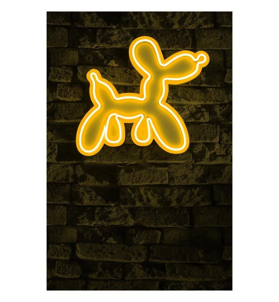 Éclairage décoratif à LED en plastique, jaune, bandes de néon flexibles, tension d'alimentation 12 V