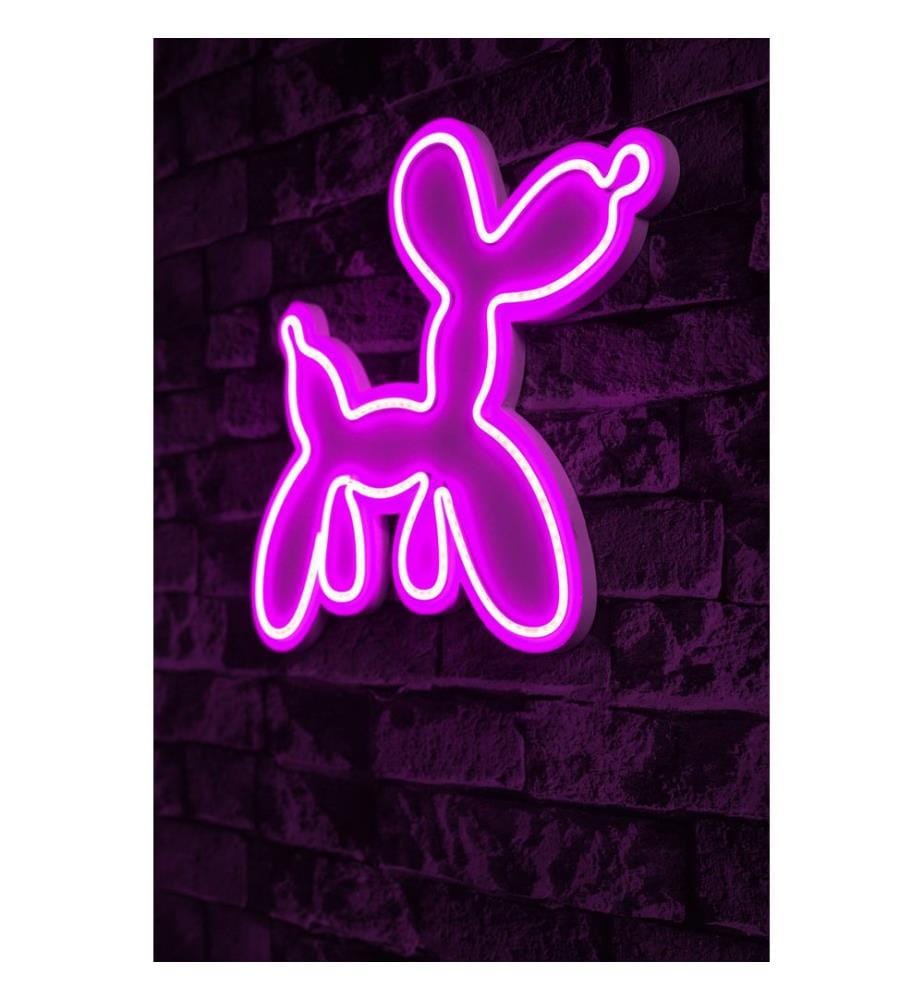 Éclairage décoratif à LED en plastique, rose, bandes de néon flexibles, tension d'alimentation 12 V