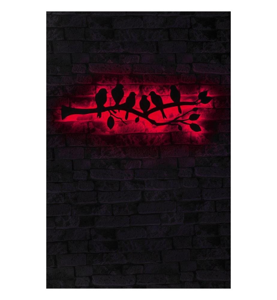 Decorative Led Lighting, Red, Black MDF Board Base, 60 Leds/M Led Stripes