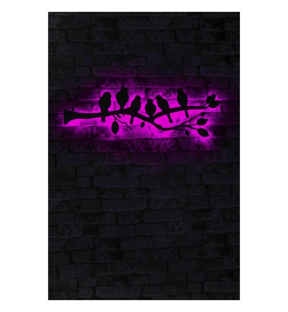 Decorative Led Lighting, Pink, Black MDF Board Base, 60 Leds/M Led Stripes