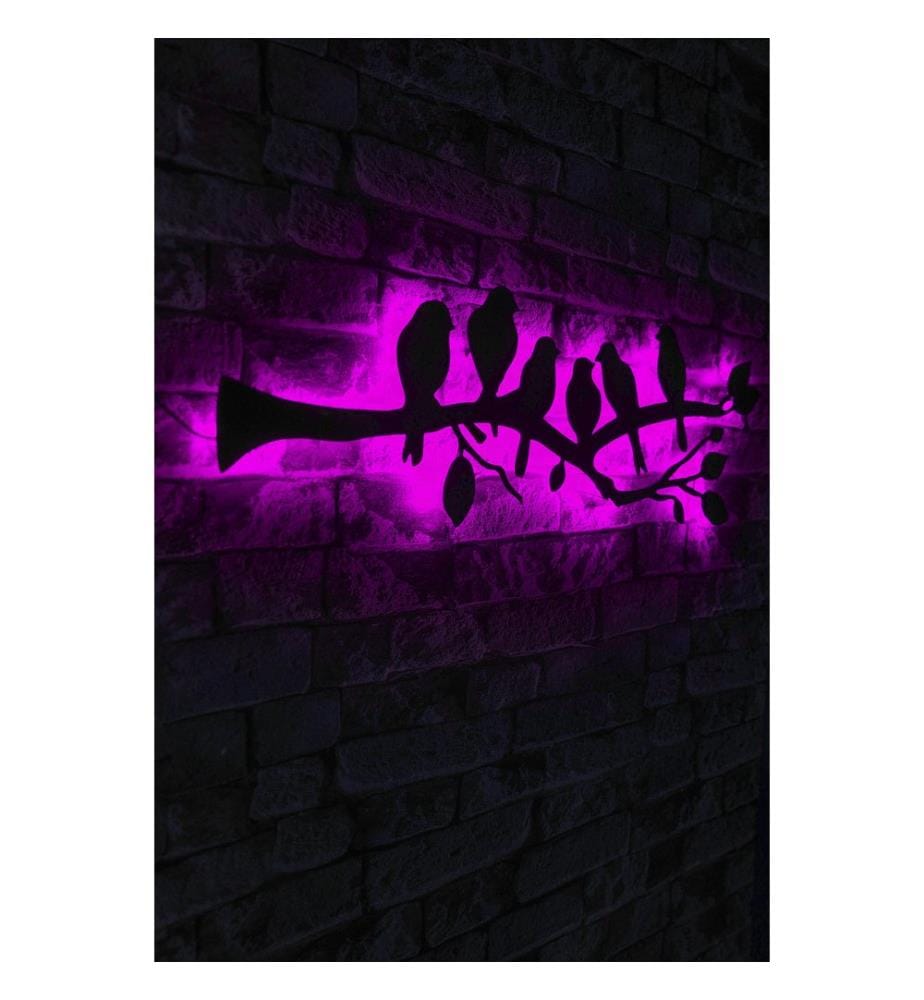 Decorative Led Lighting, Pink, Black MDF Board Base, 60 Leds/M Led Stripes