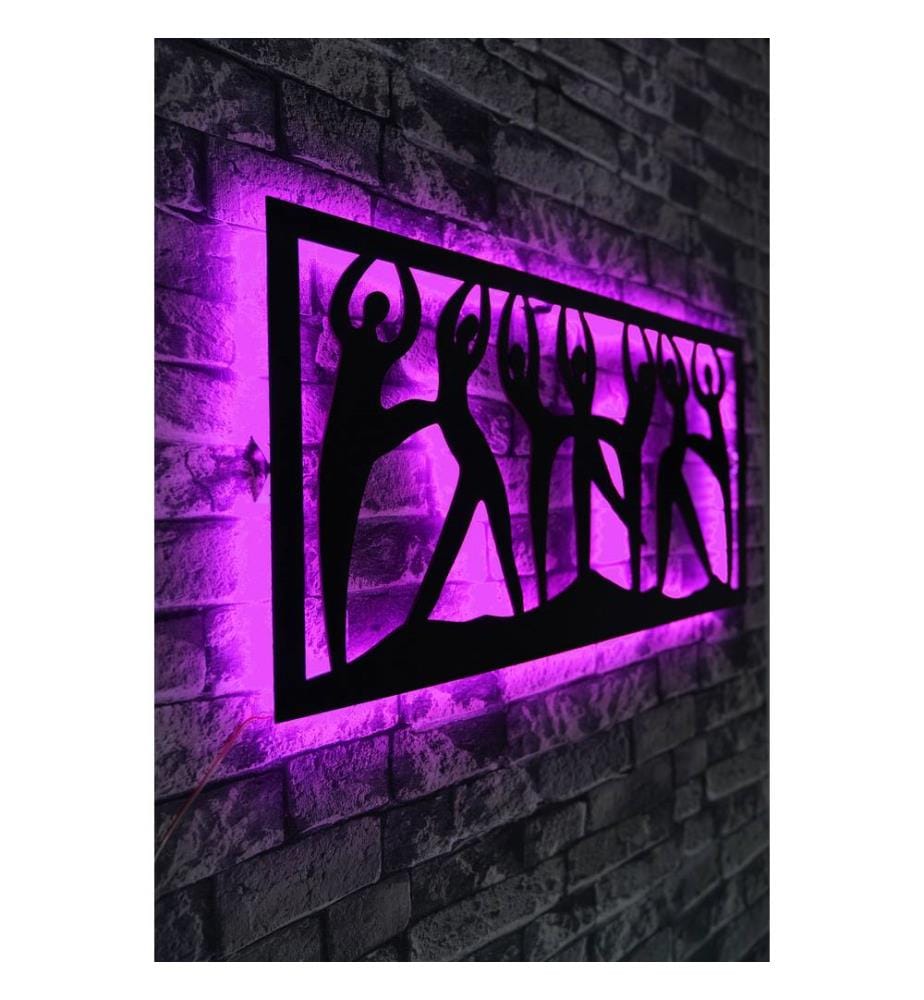 Decorative Led Lighting, Pink, Black MDF Board Base, 60 Leds/M Led Stripes