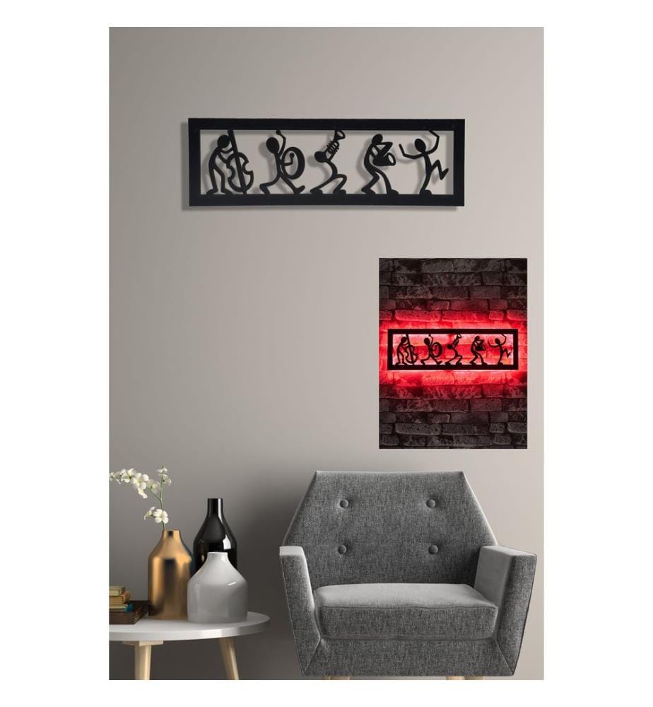 Decorative Led Lighting, Red, Black MDF Board Base, 60 Leds/M Led Stripes