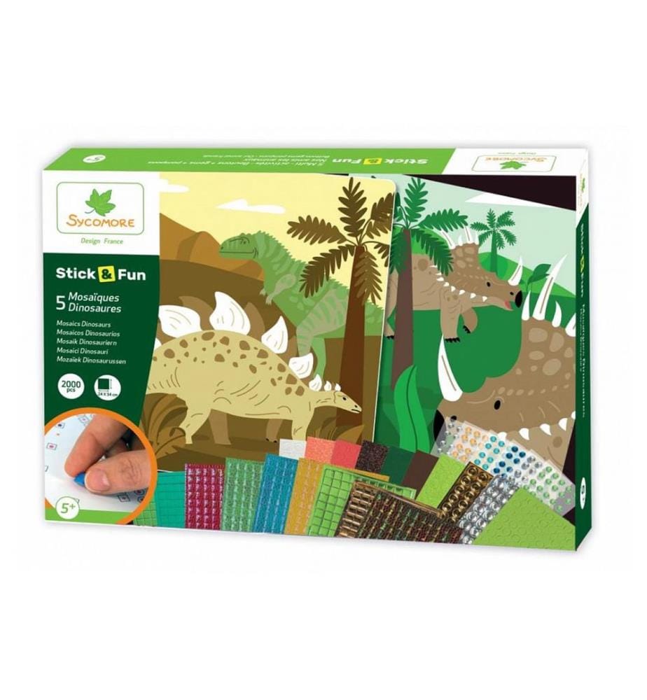Sycomore Self-adhesive Mosaics Xl Size - Dinosau… | DeinDeal
