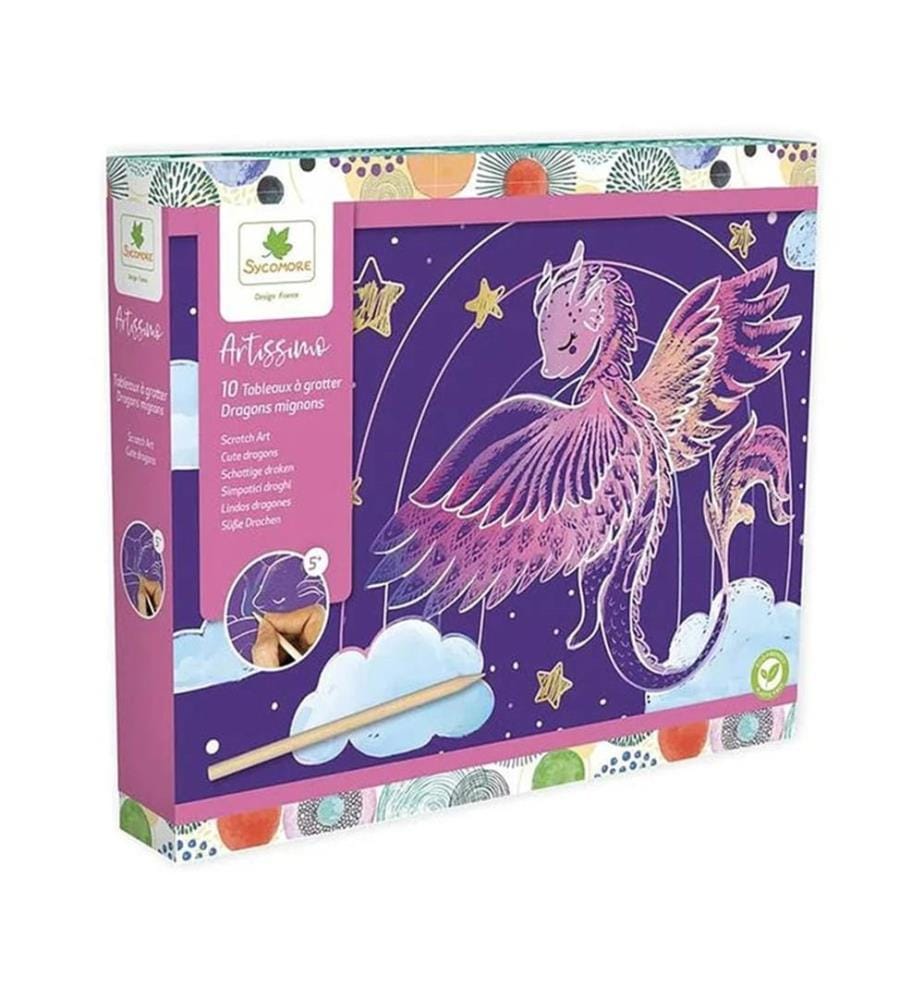Sycomore Scratch Art - Cute Dragons | DeinDeal