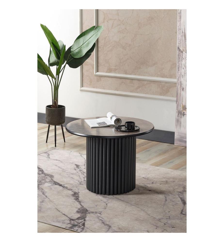 Couchtisch, 100 % Metall, Schwarz