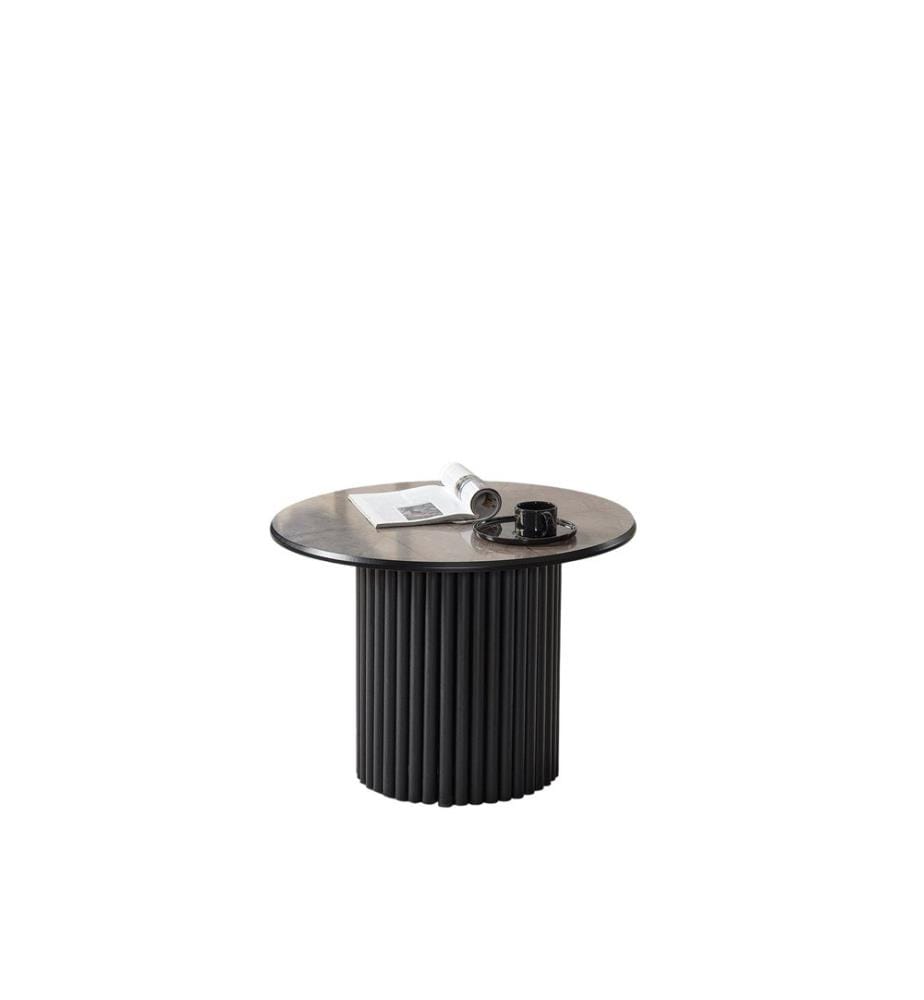 Couchtisch, 100 % Metall, Schwarz