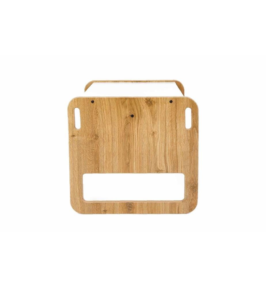 Kindertischset, 100 % MDF, Weiss, Natur