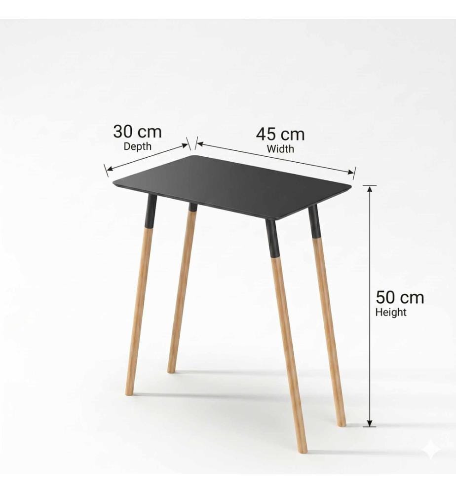 Beistelltisch, 100 % Metall, Anthrazit