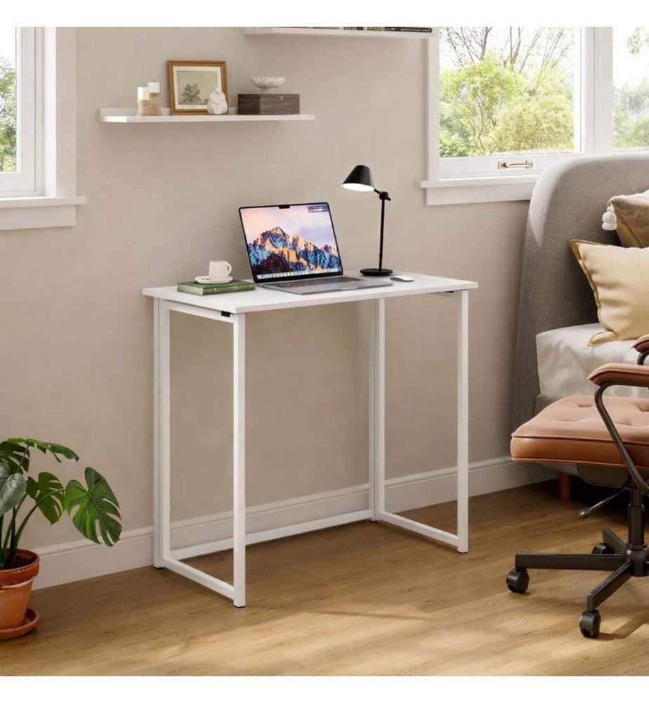 Bureau d'étude, panneau de particules 100 % mélaminé, blanc