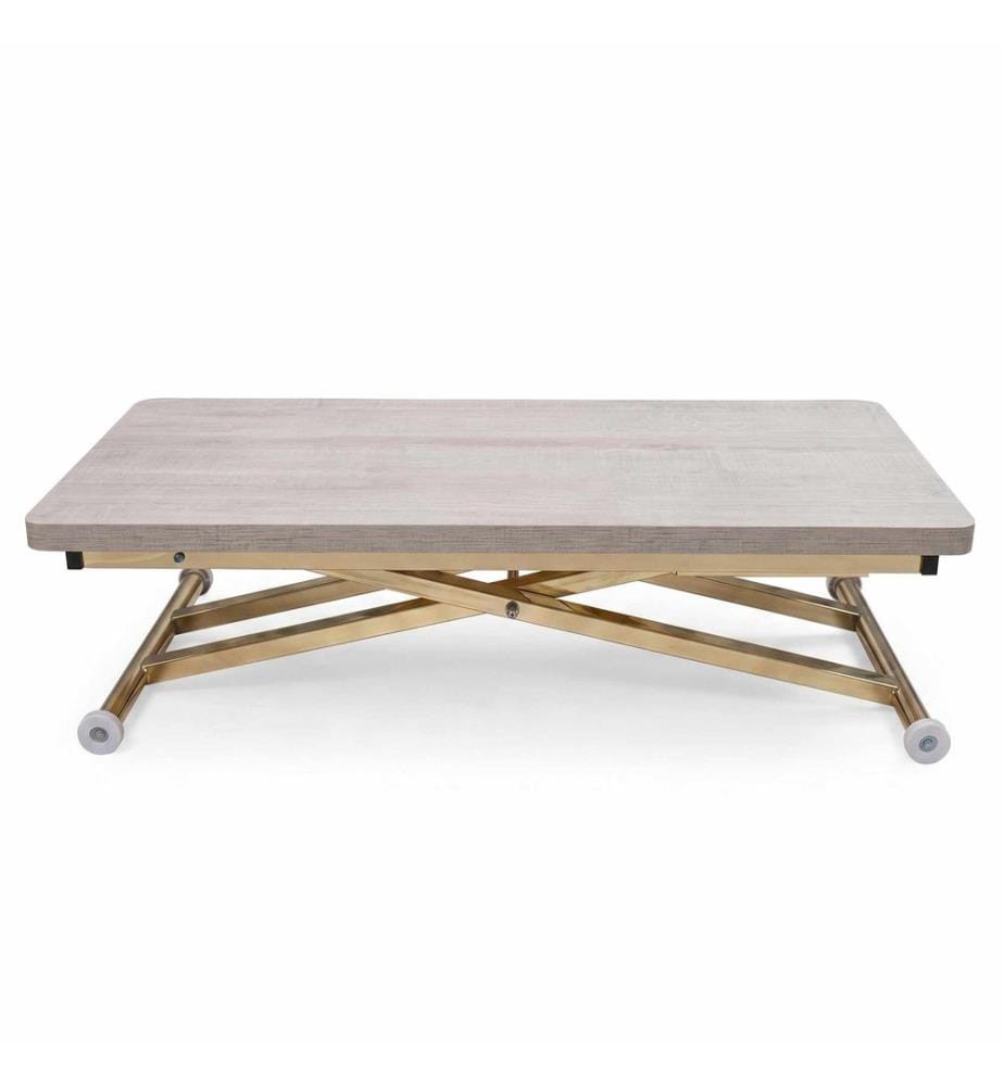 Couchtisch, 100 % MDF, Lissabon, Gold