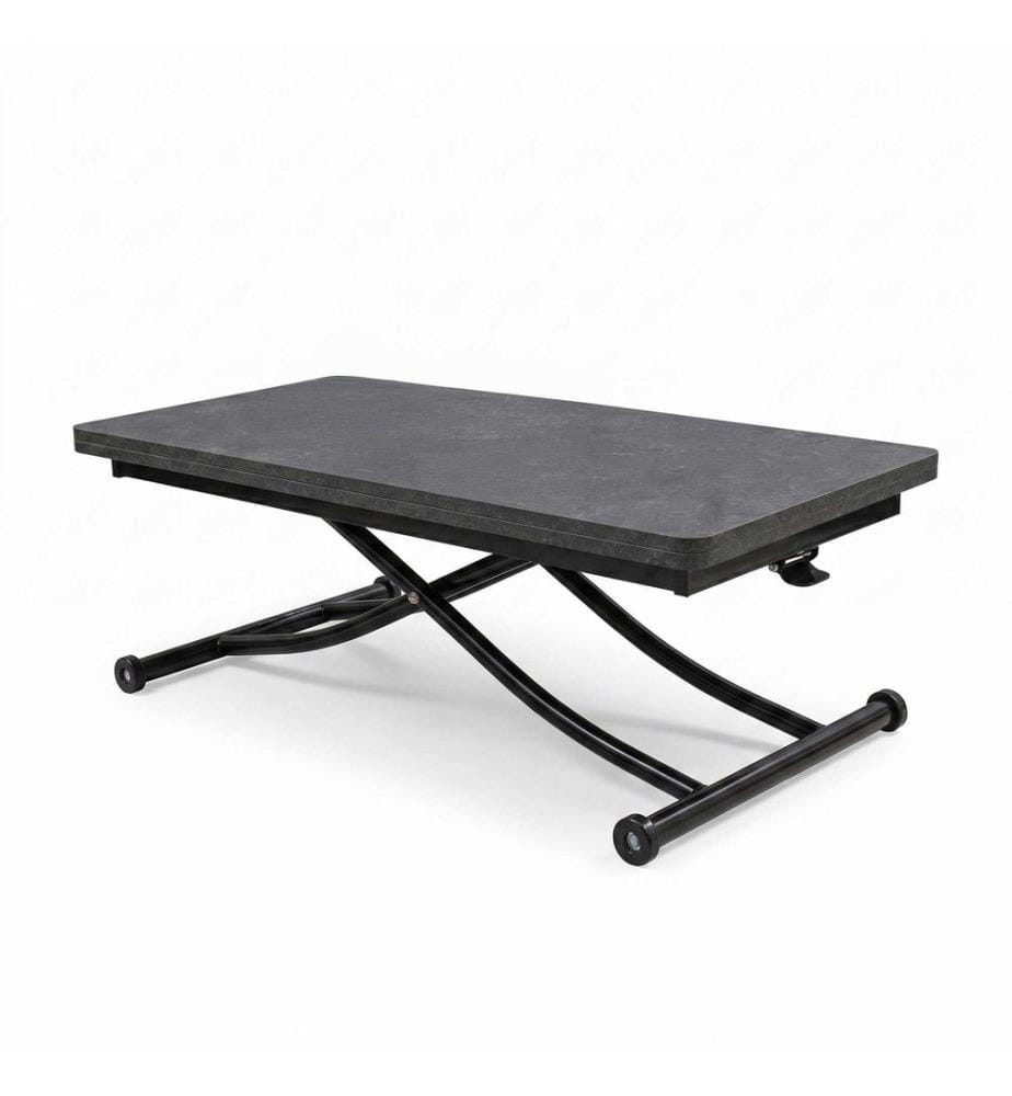 Table basse, 100 % MDF, anthracite, noir