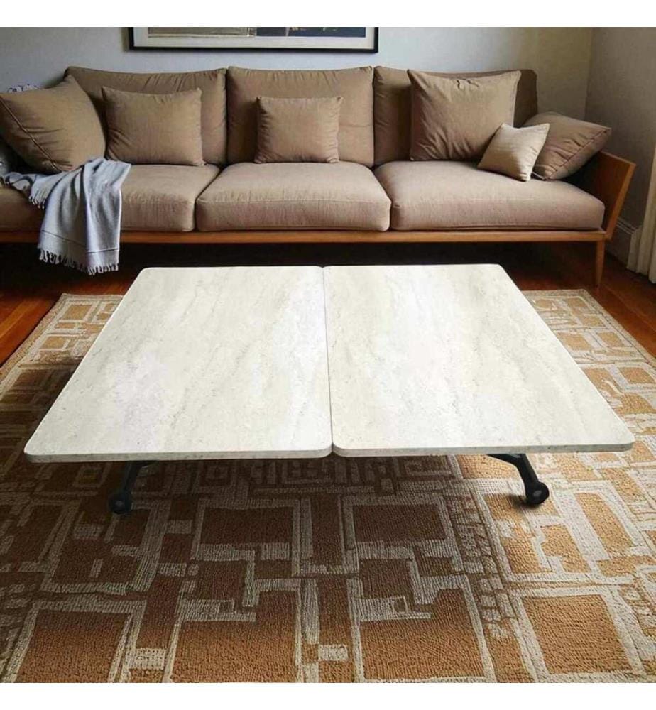Couchtisch, 100 % MDF, Eiche, Schwarz