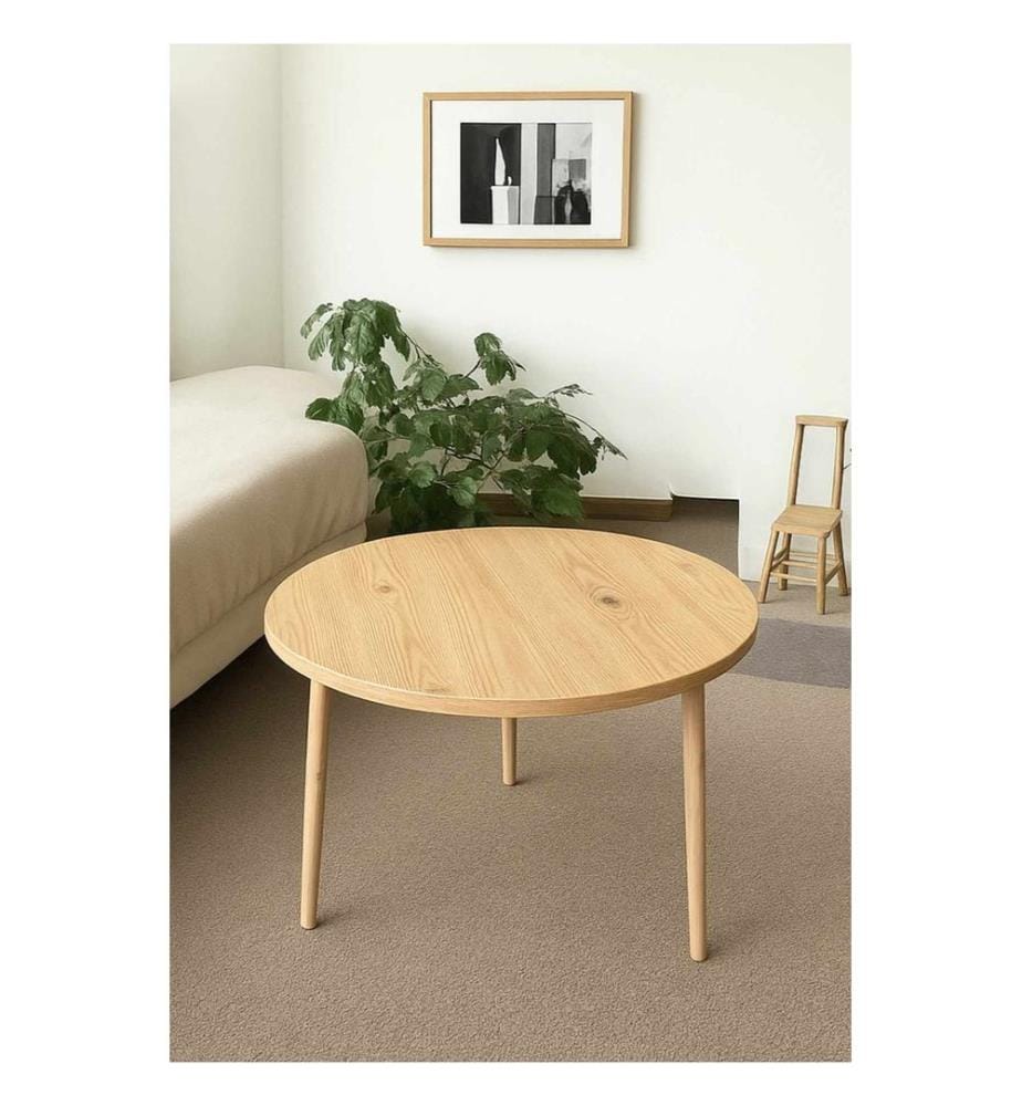 Couchtisch, 100 % melaminbeschichtete Spanplatte, Saphir-Eiche