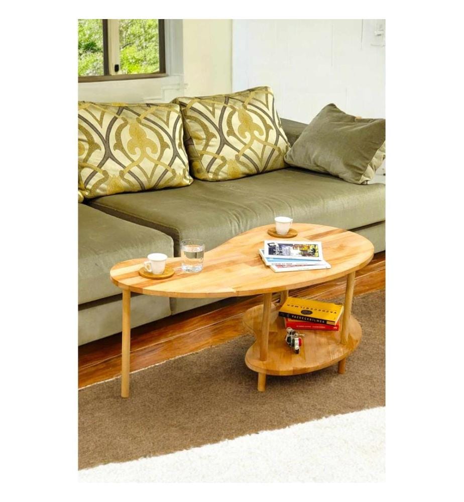 Couchtisch, 100 % Massivholz, Holz