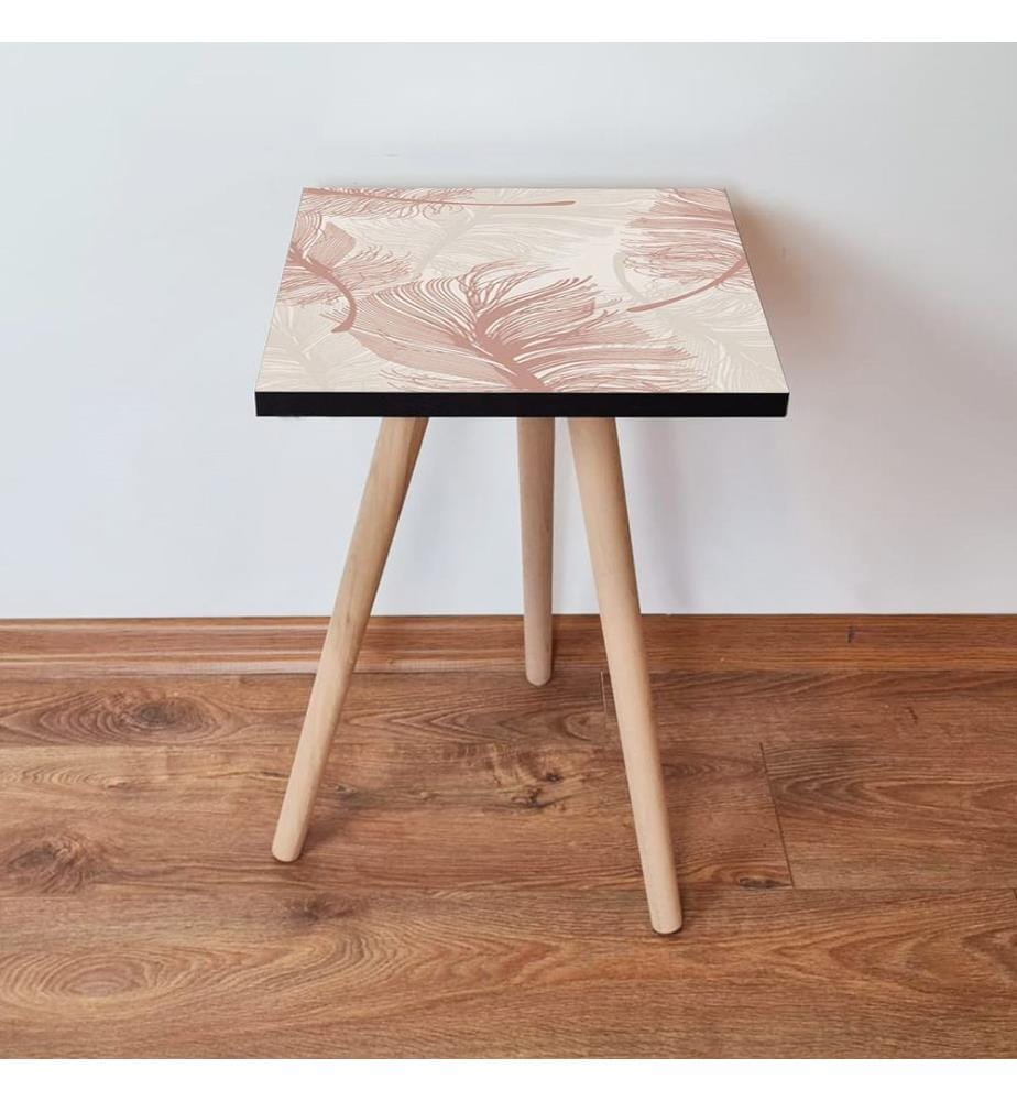 Table d'appoint, 100 % MDF, beige, vison