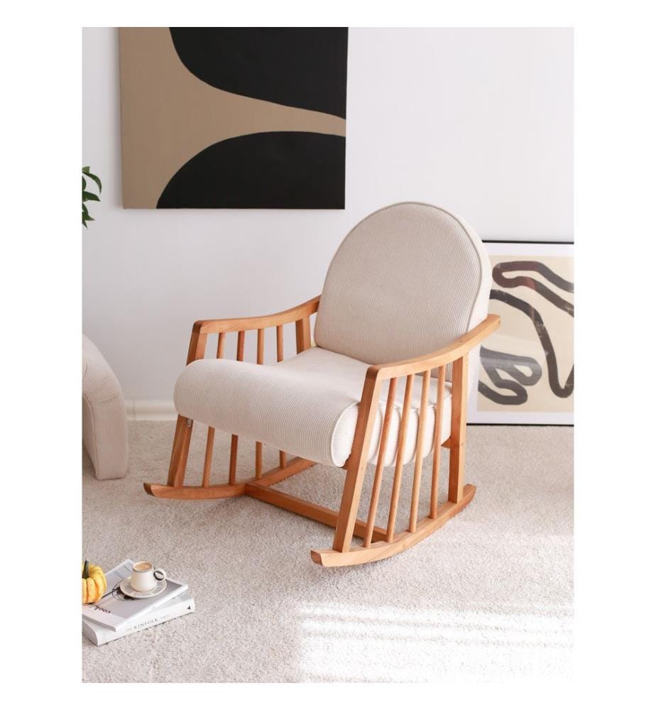 Wing Chair, White, 100% Polyester, Frame: 100% Beech Tree