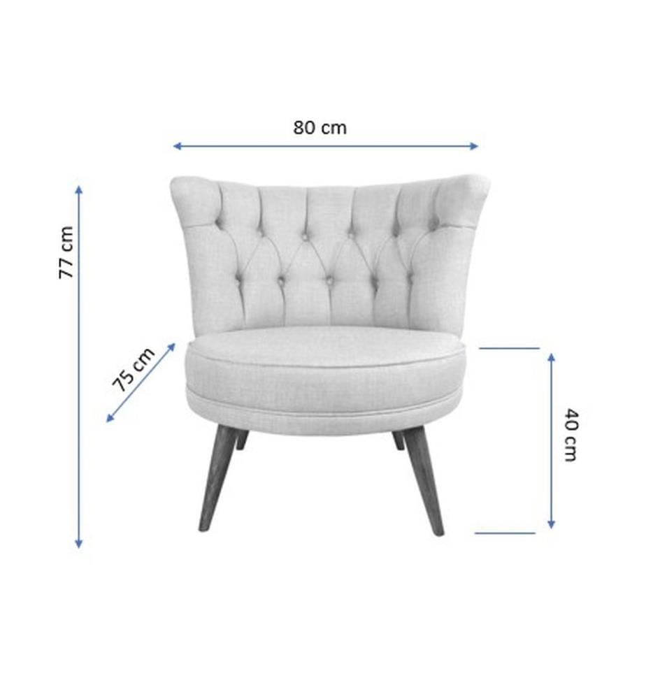 Wing Chair, Yellow, Solid Wood Frame, Polyester Fabric