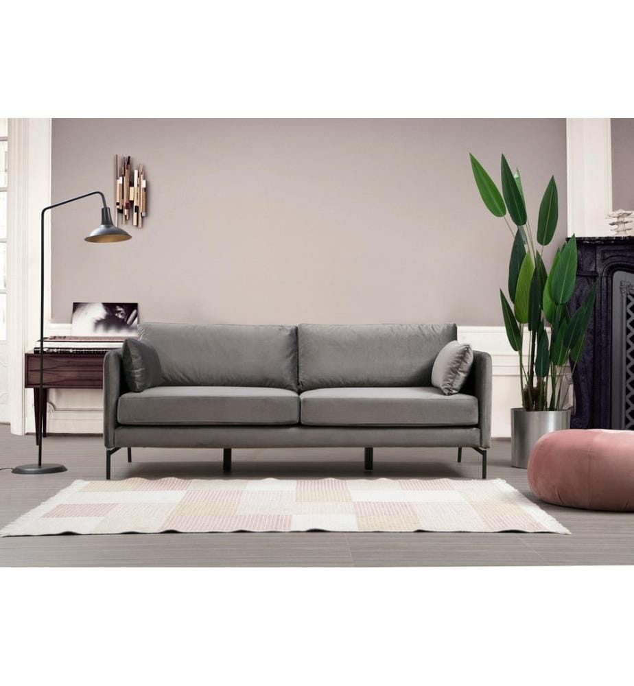 Grau, Schlafsofas, Buchenholz Rahmen , Spanplatte
