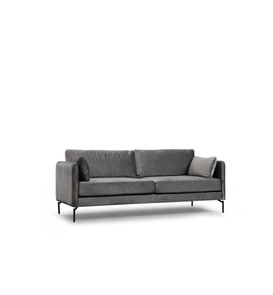 Grau, Schlafsofas, Buchenholz Rahmen , Spanplatte