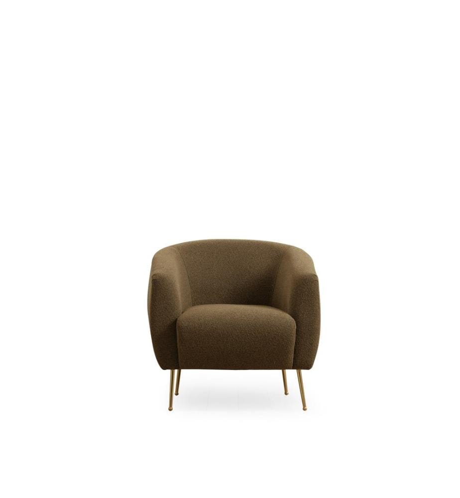 Ohrensessel, Grün, Gestell: Buchenholz / Chipboard, Stoff: 100% Polyester