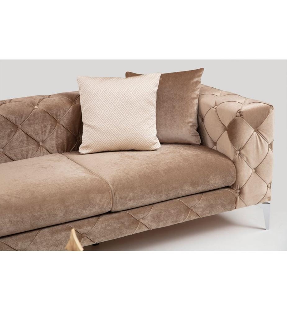 Dunkle,Creme, Schlafsofas, Buchenholz Rahmen , Spanplatte