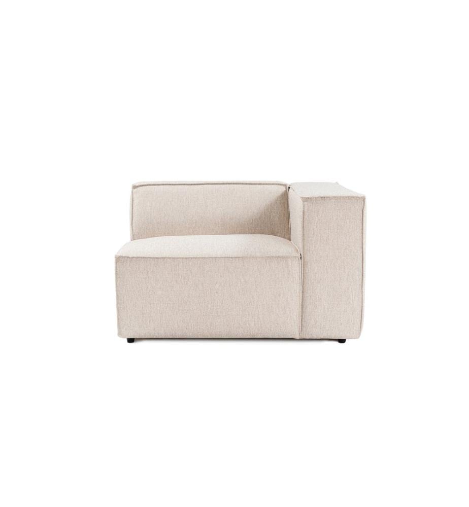 1-Seat Sofa, Light Brown, Frame: 100% Hornbeam, Fabric: 100% Linen