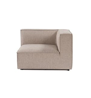 Canapé 1 place, beige sable, châssis : 100% Hornbeam, tissu : 100% Linen