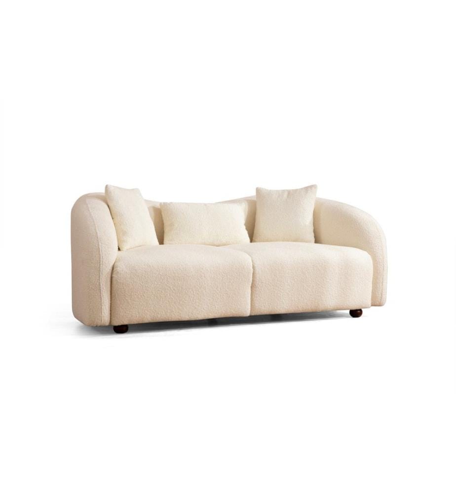 Sahne, Schlafsofas, Buchenholz Rahmen , Spanplatte