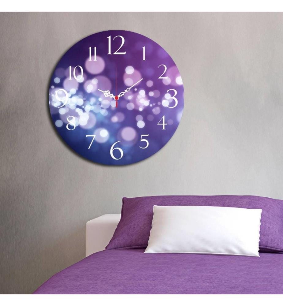 Dekorative MDF-Uhr, Multicolor, Mdf