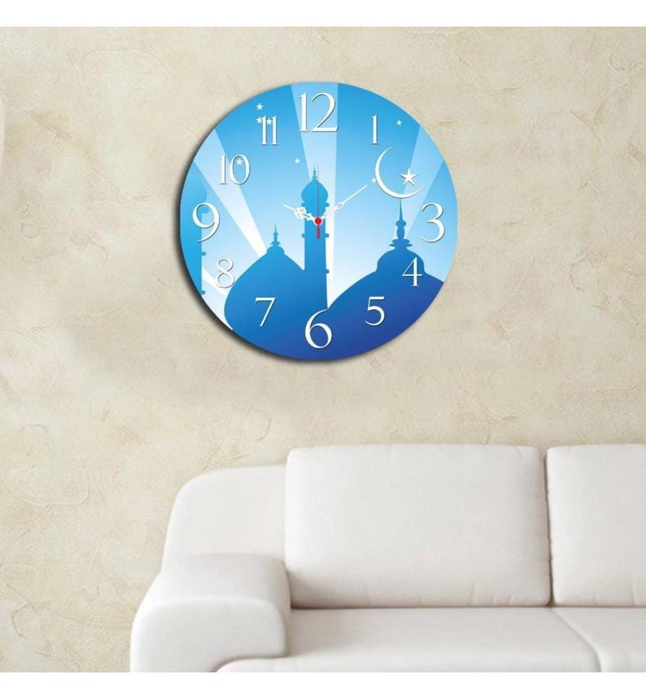 Dekorative MDF-Uhr, Multicolor, Mdf