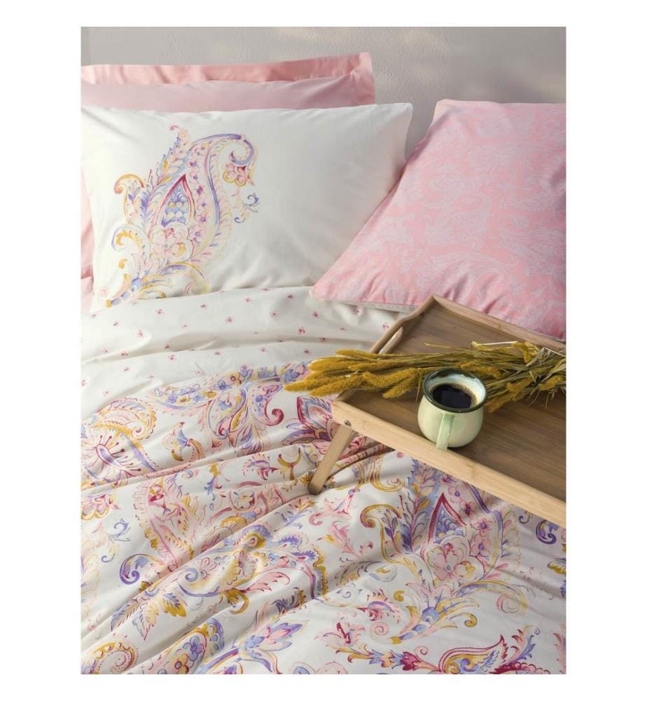 Ranforce Bettbezug-Set, rosa, 100 % BAUMWOLLE RANFORCE