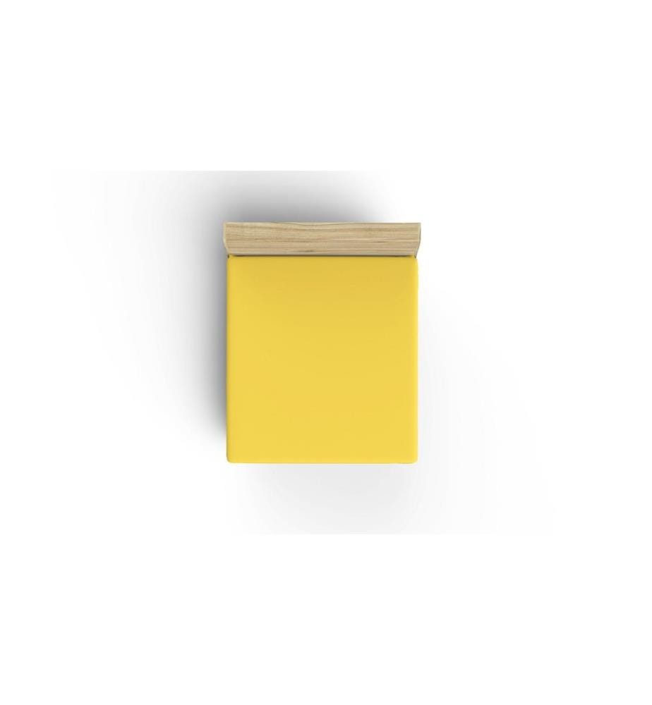 Drap-housse double Ranforce, jaune foncé, 100 % COTON