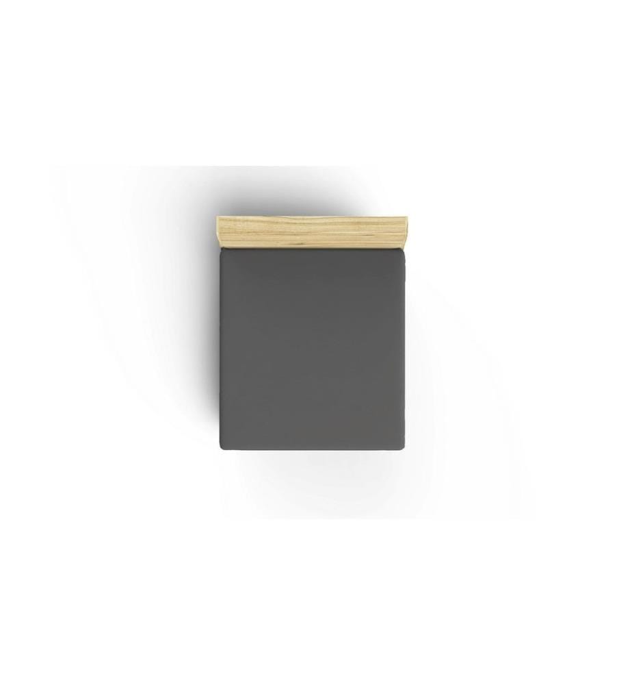 Ranforce Super King Fitted Sheet, Anthracite, 100% COTTON